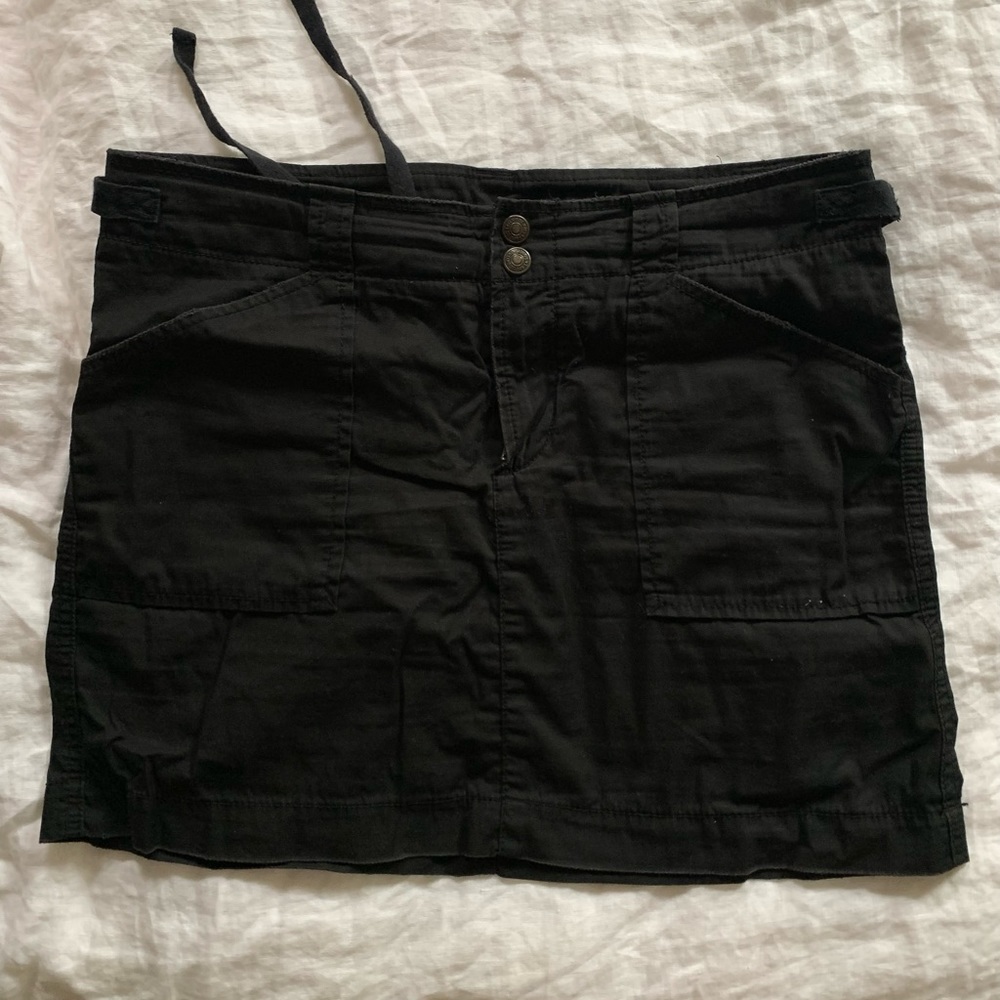 Vintage Gap Black Utility Miniskirt
